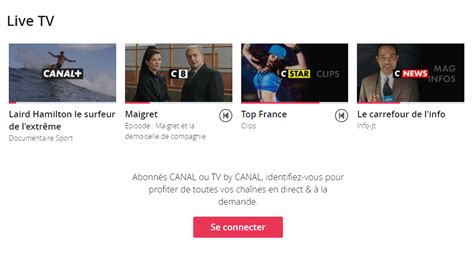 qualité my canal live tv